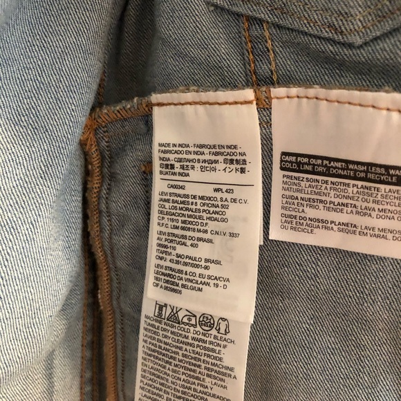 NWT denim levis petite jacket - Picture 4 of 7